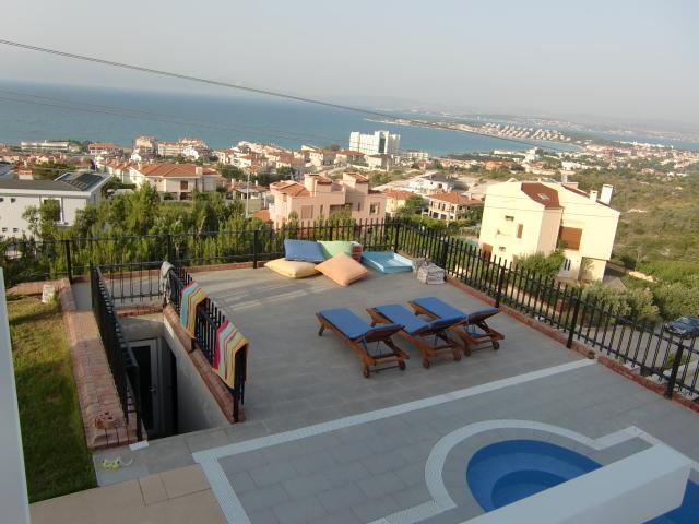 Luxury Villa With Amazing View, Чесме Екстериор снимка